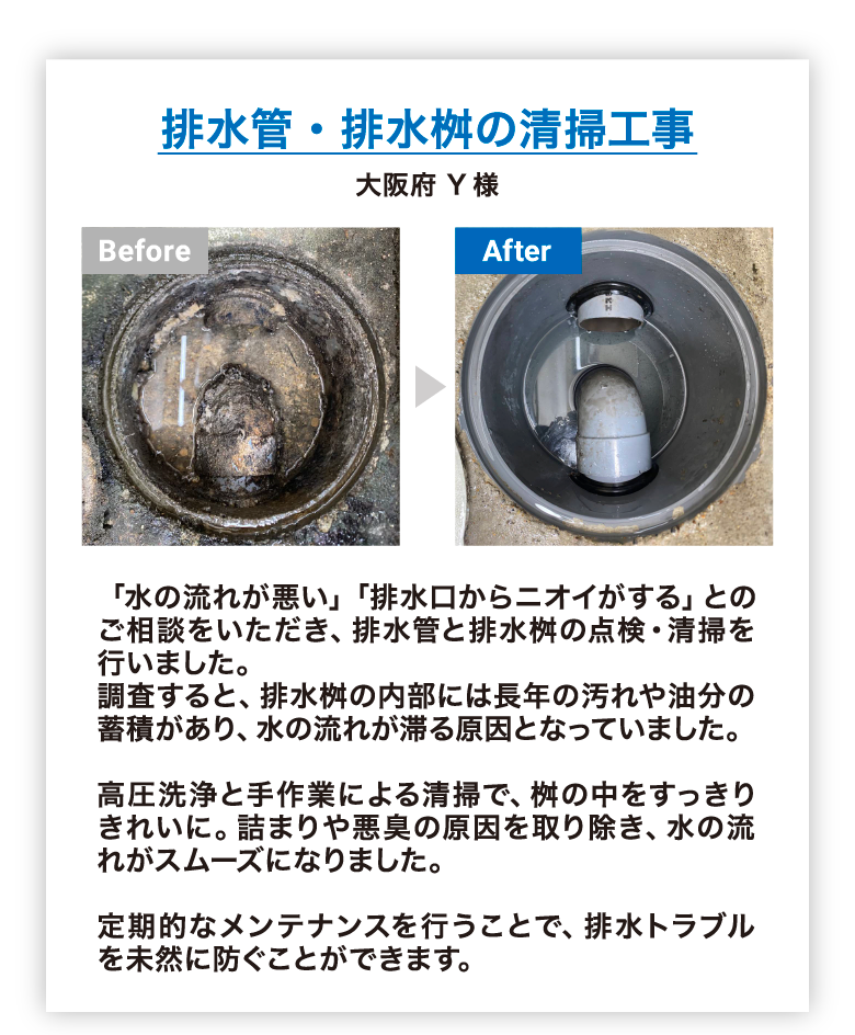 排水管・排水枡の清掃工事